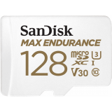 Carte mémoire 128GB MicroSD SanDisk Max Endurance + SD adapter (SDSQQVR-128G-GN6IA)