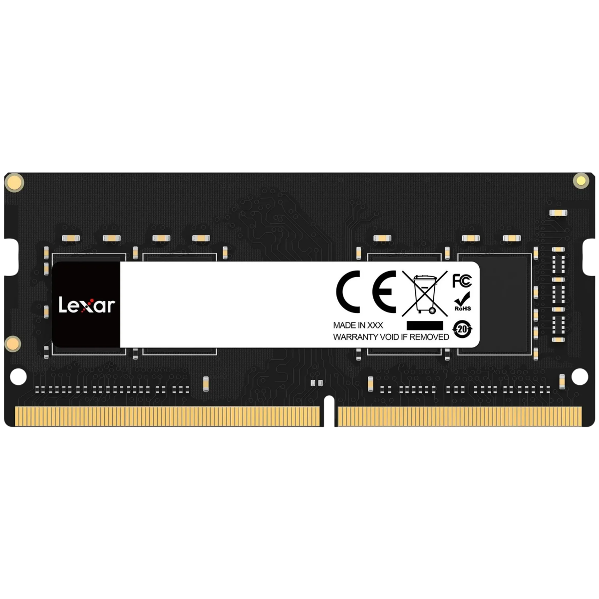 Mémoire vive 8GB DDR5 4800MHz Lexar SO-DIMM (LD5S08G48C40ST-BGS)