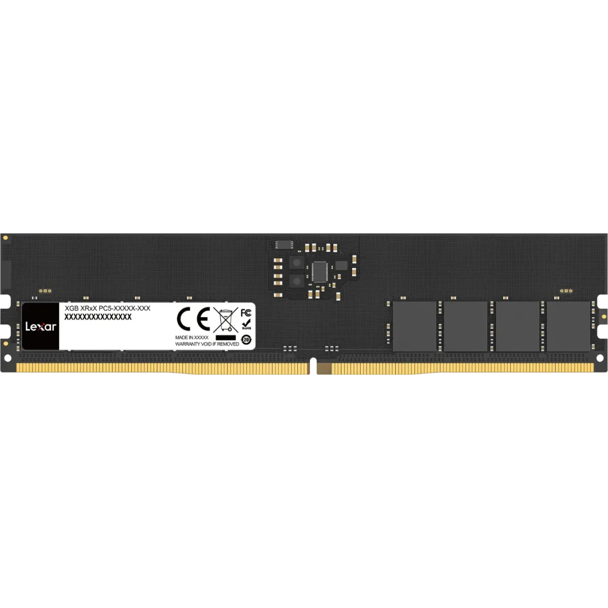 Mémoire vive 8GB DDR5 5600MHz Lexar (LD5U08G56C46ST-BGS)
