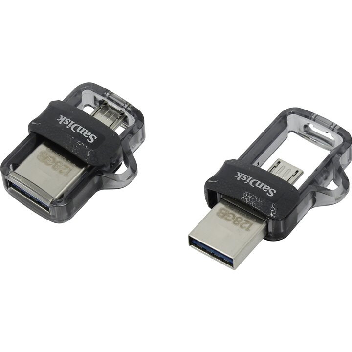 clé USB flash 128GB SanDisk Ultra Dual m3.0 (SDDD3-128G-G46)