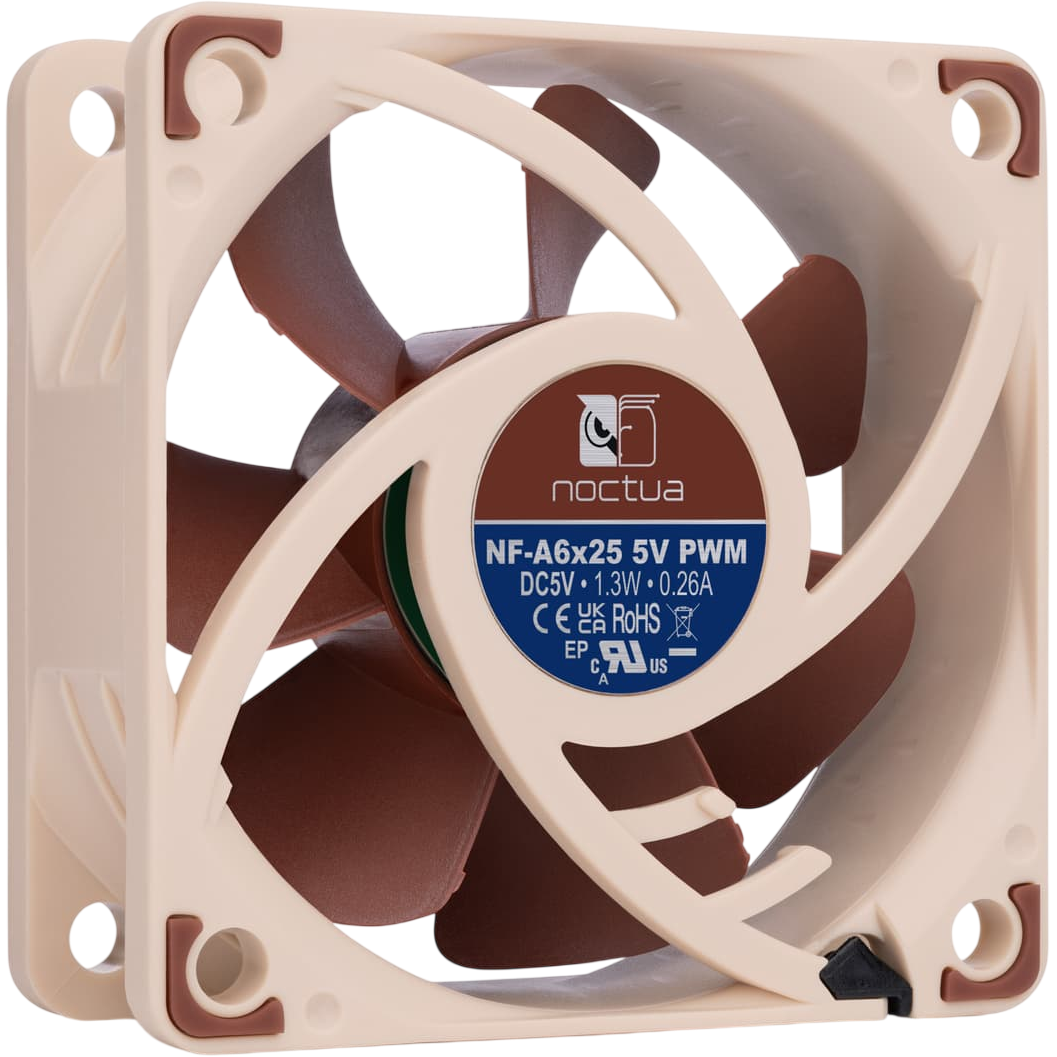 Вентилятор для корпуса Noctua NF-A6x25 5V PWM - NF-A6X25 5V PWM - photo 4