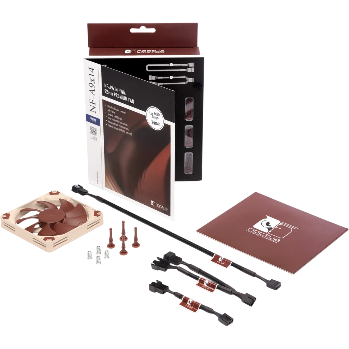 Вентилятор для корпуса Noctua NF-A9x14 PWM - NF-A9X14 PWM - photo 4