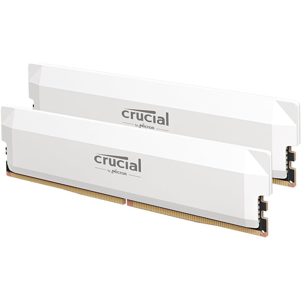 Mémoire vive 32GB DDR5 6400MHz Crucial Pro OC (CP2K16G64C38U5W) (2x16GB KIT)