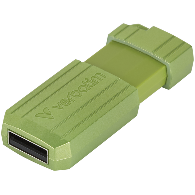 clé USB flash 32GB Verbatim Store 'n' Go PinStripe Green (49958) - photo 2