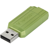 clé USB flash 128GB Verbatim Store 'n' Go PinStripe Green (49462)