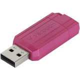 clé USB flash 128GB Verbatim Store 'n' Go PinStripe Pink (49460)