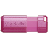 clé USB flash 128GB Verbatim Store 'n' Go PinStripe Pink (49460)