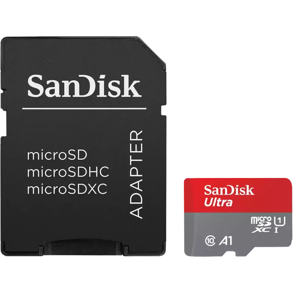 Carte mémoire 64GB MicroSD SanDisk Ultra + SD adapter (SDSQUAB-064G-GN6TA) - photo 2