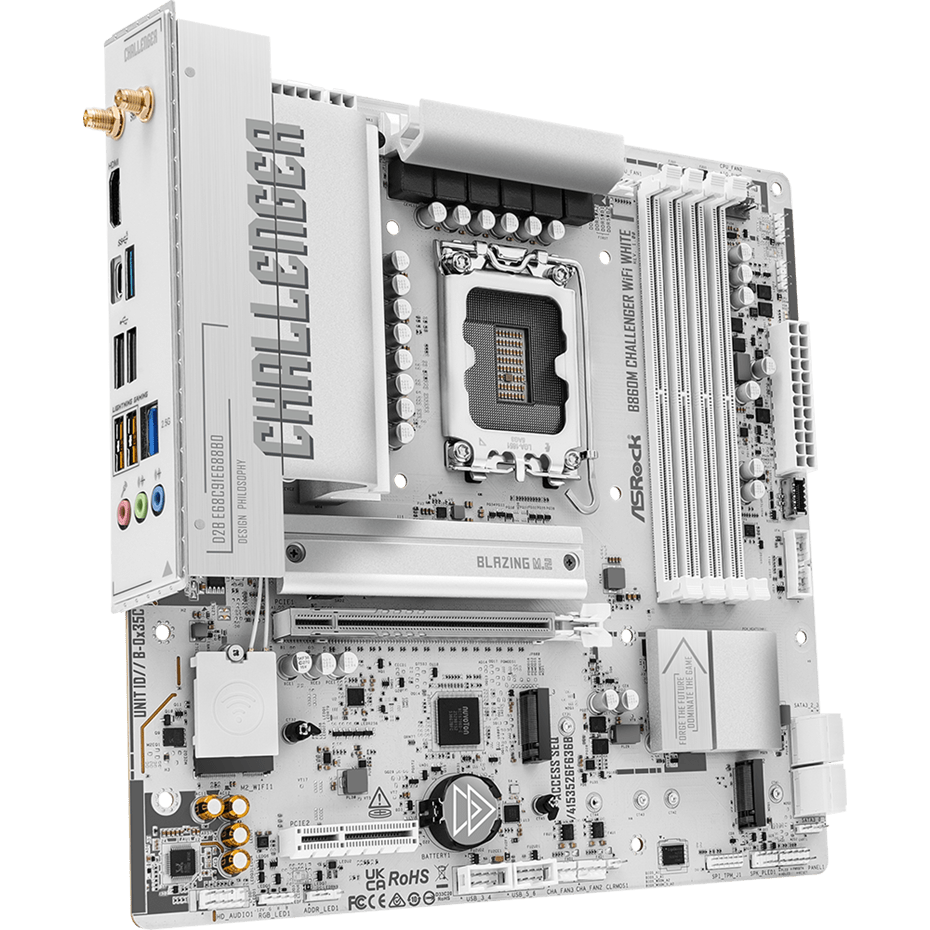 Carte mère ASRock B860M Challenger WiFi White - photo 2