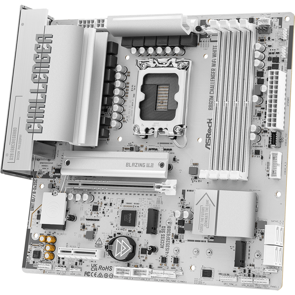 Carte mère ASRock B860M Challenger WiFi White - photo 3