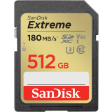 Carte mémoire 512GB SD SanDisk Extreme (SDSDXVV-512G-GNCIN)