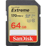 Carte mémoire 64GB SD SanDisk Extreme (SDSDXV2-064G-GNCIN)