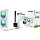 Système de refroidissement liquide ASRock Challenger Digital 240 White (90-ACLA24-WAAGA6)