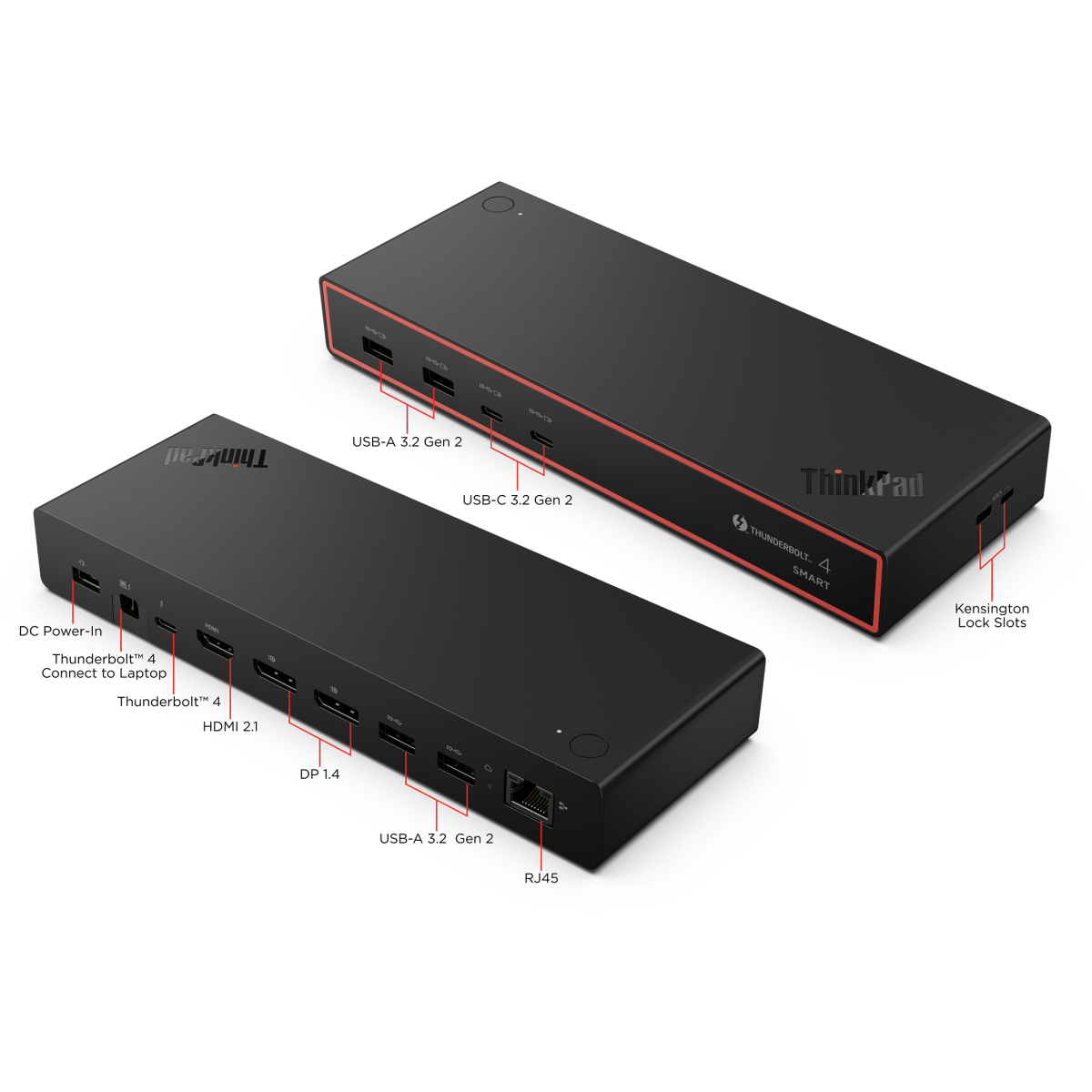 Док-станция Lenovo ThinkPad Thunderbolt 4 Smart Dock Gen2 7500 (40BE0135EU) - photo 10