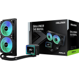 Système de refroidissement liquide ASRock Challenger Digital 240 Black (90-ACLA24-BAAGA6)