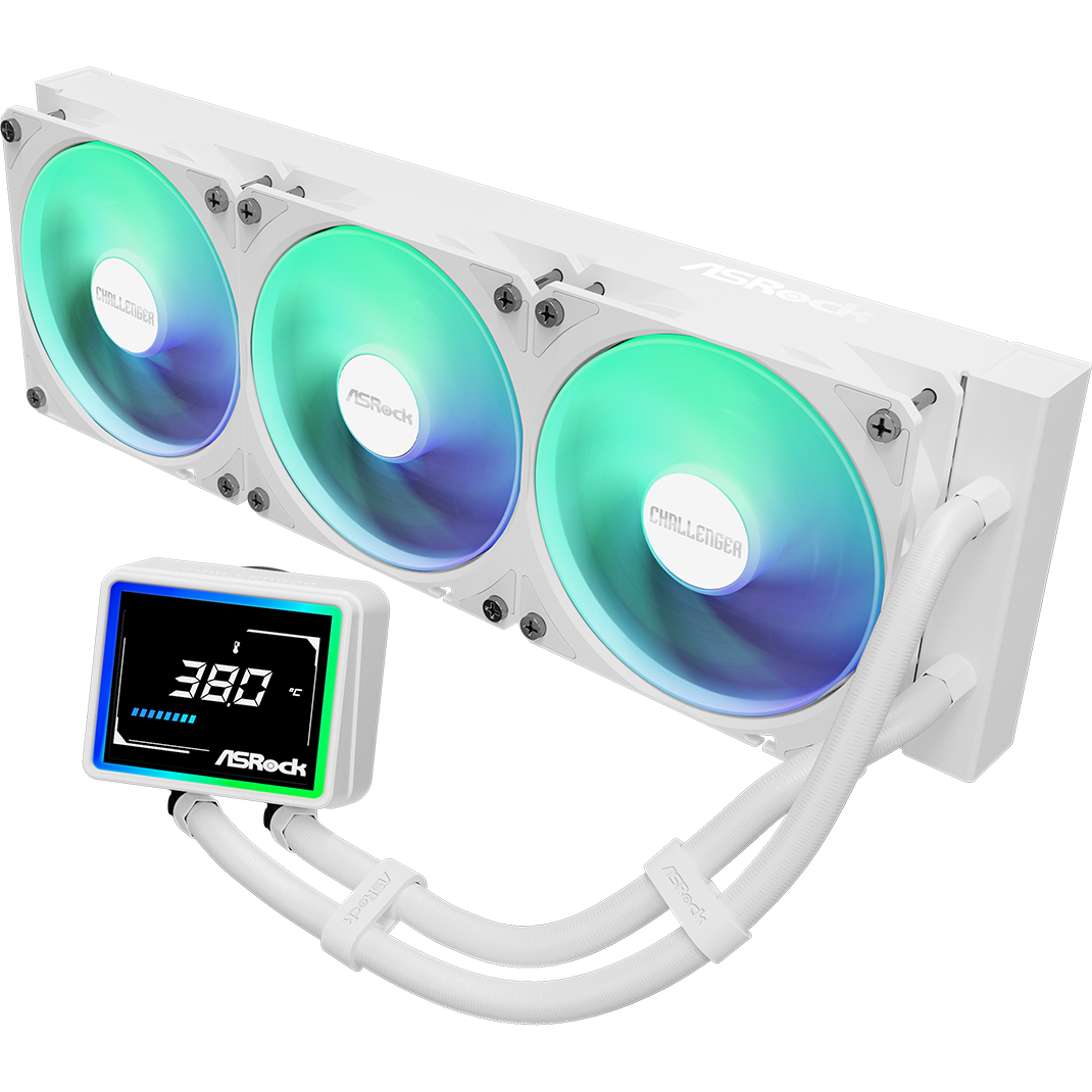 Système de refroidissement liquide ASRock Challenger Digital 360 White - 90-ACLA36-WAAGA6