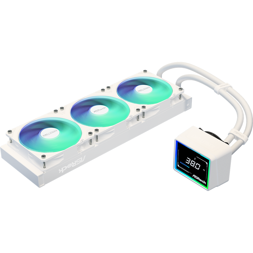 Système de refroidissement liquide ASRock Challenger Digital 360 White - 90-ACLA36-WAAGA6 - photo 4