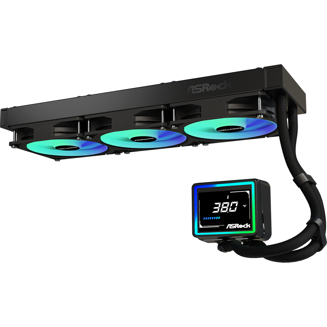 Système de refroidissement liquide ASRock Challenger Digital 360 Black - 90-ACLA36-BAAGA6 - photo 3