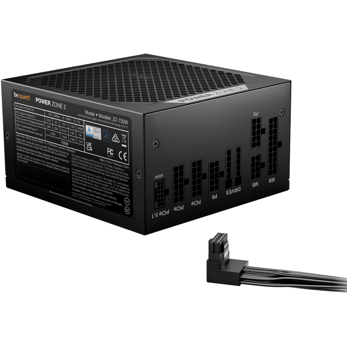 Alimentation électrique 750W Be Quiet Power Zone 2 - BP006EU - photo 5