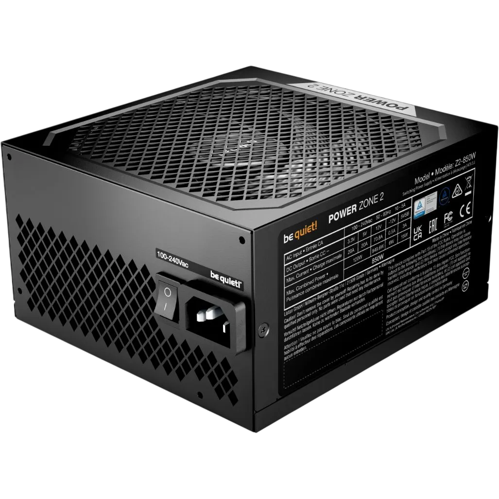 Alimentation électrique 850W Be Quiet Power Zone 2 - BP007EU
