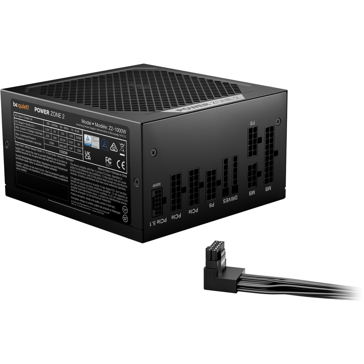 alimentation électrique 1000W Be Quiet Power Zone 2 - BP008EU - photo 4
