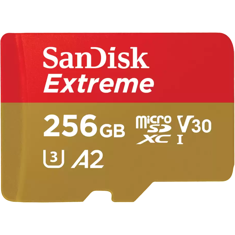 Карта памяти 256GB MicroSD SanDisk Extreme (SDSQXAV-256G-GN6GN) - photo 2