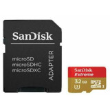 Карта памяти 32GB MicroSD SanDisk Extreme + SD adapter (SDSQXAF-032G-GN6AA)