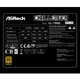 Alimentation électrique 750W ASRock Challenger CL-750G (90-UXC075-GNEAAA)