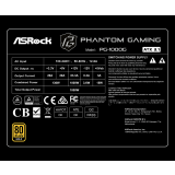 Alimentation électrique 1000W ASRock Phantom Gaming PG-1000G (90-UXP100-GFEAAB)
