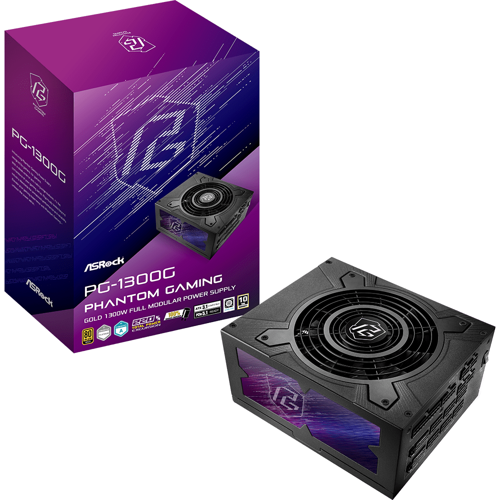 Alimentation électrique 1300W ASRock Phantom Gaming PG-1300G - 90-UXP130-GFEAAB - photo 6
