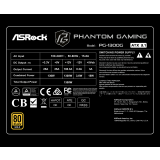 Alimentation électrique 1300W ASRock Phantom Gaming PG-1300G (90-UXP130-GFEAAB)