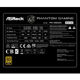 Alimentation électrique 1600W ASRock Phantom Gaming PG-1600G (90-UXP160-GFEAAB)