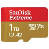 Carte mémoire 1TB MicroSD SanDisk Extreme + SD adapter (SDSQXAV-1T00-GN6MA)
