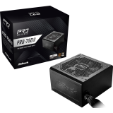 Alimentation électrique 750W ASRock PRO PRO-750B (90-UXR075-BNEAA2)