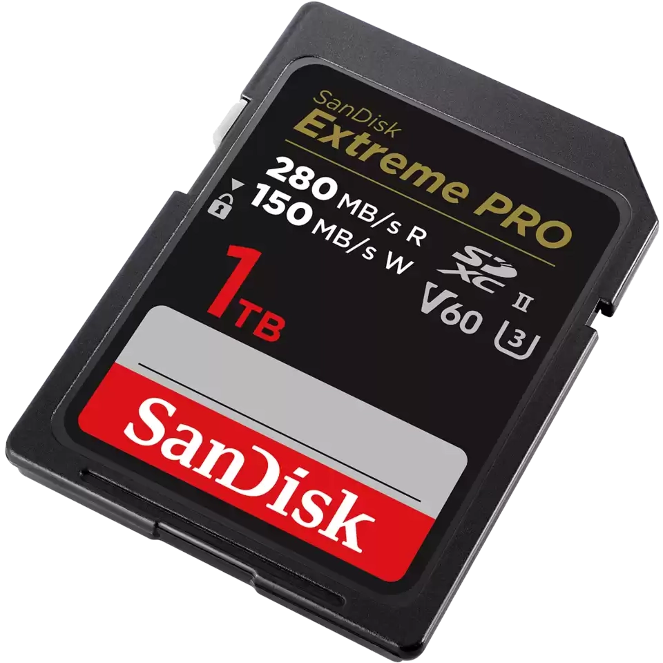 Carte mémoire 1TB SD SanDisk Extreme Pro (SDSDXEP-1T00-GN4IN) - photo 2