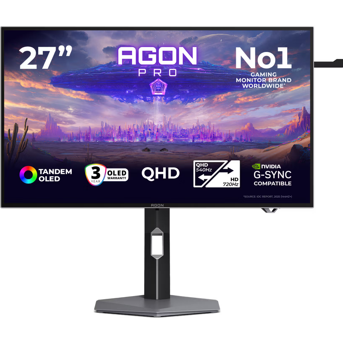 Écran AOC 27" AGP277QKDC AGON PRO