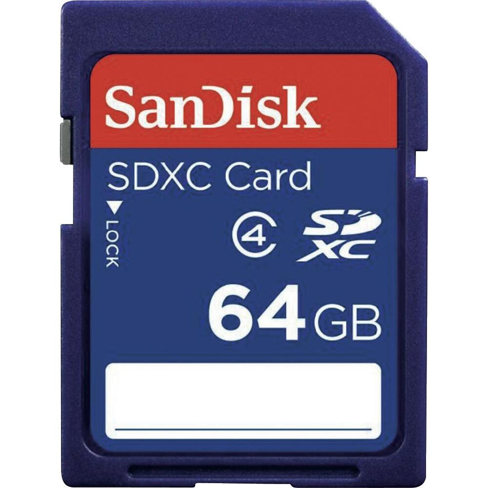 Carte mémoire 64GB SD SanDisk SDXC (SDSDB-064G-B35)