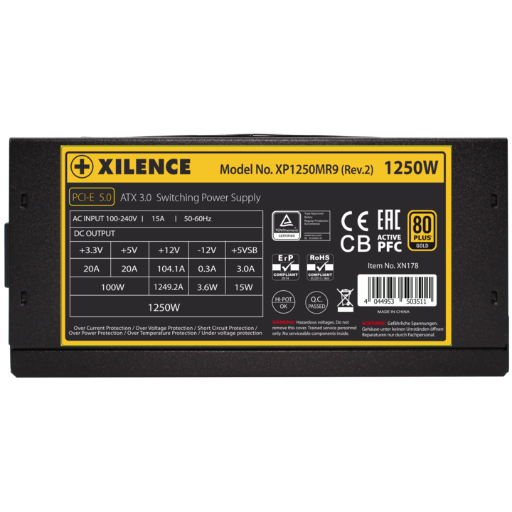 Alimentation électrique 1250W Xilence XP1250MR9.2 - XN178 - photo 3