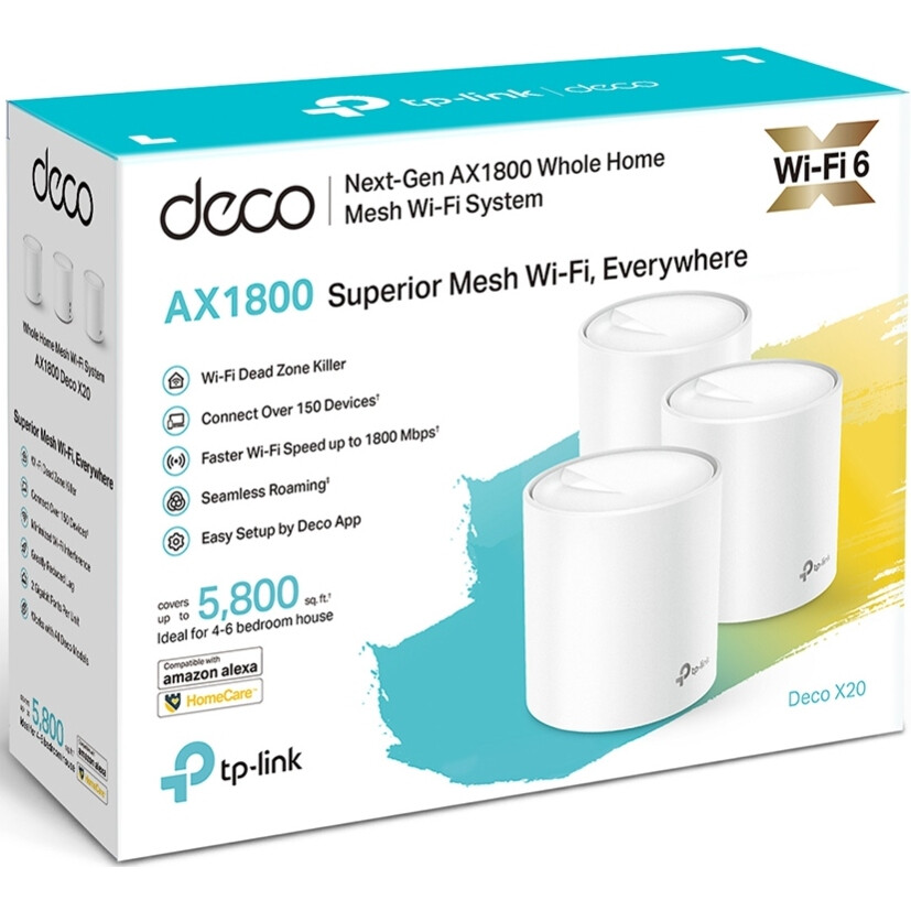 Système Wi-Fi maillé TP-Link Deco X20 (3 pcs) - Deco X20(3-pack) - photo 2