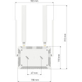 Routeur Wi-Fi Keenetic Explorer 4G (KN-4910)