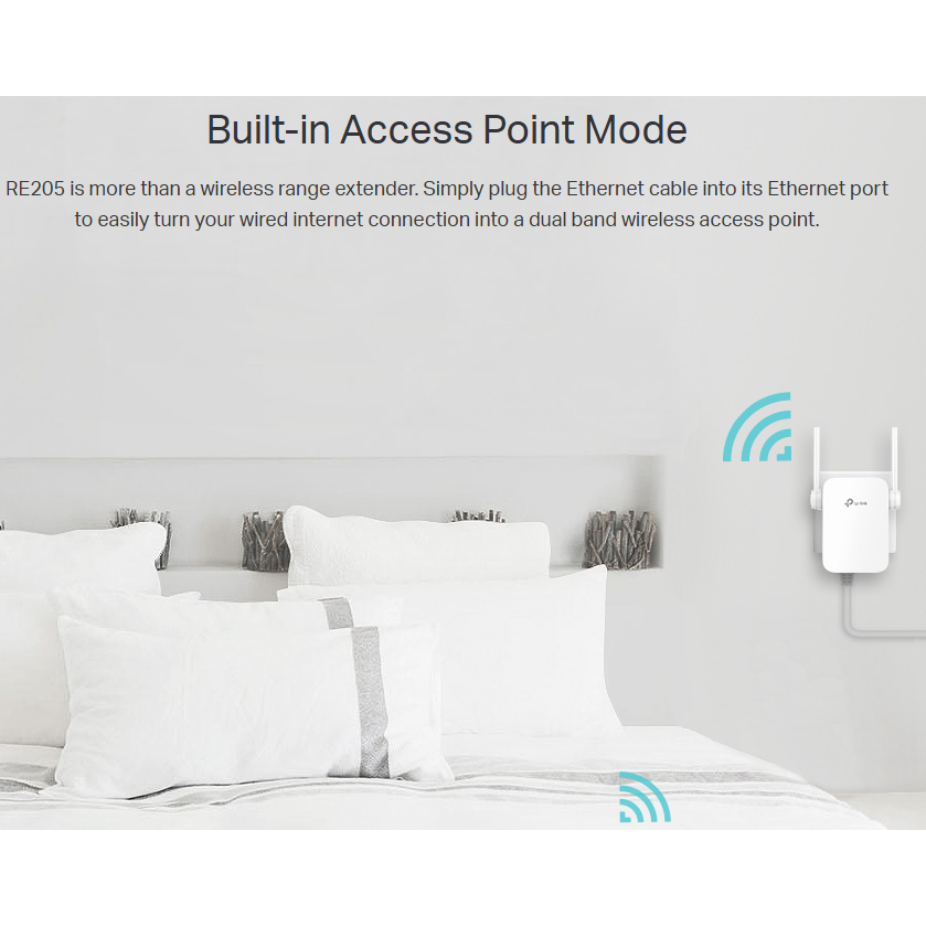 Amplificateur Wi-Fi (répétiteur) TP-Link RE205 - photo 5