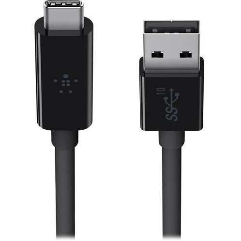 câble USB - USB Type-C, 1m, Belkin F2CU029bt1M-BLK