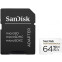 Carte mémoire 64GB MicroSD SanDisk High Endurance + SD adapter (SDSQQNR-064G-GN6IA)