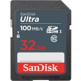 Carte mémoire 32GB SD SanDisk Ultra (SDSDUNR-032G-GN3IN)