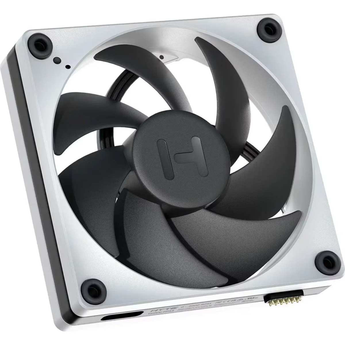 Ventilateur de boîtier HYTE THICC FP12 Black/White (3-Fan Pack) - FAN-HYTE-FP12-BW-3 - photo 5