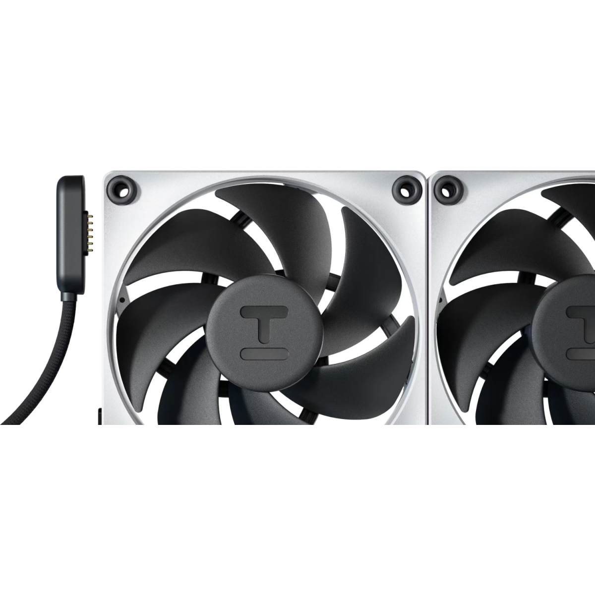 Ventilateur de boîtier HYTE THICC FP12 Black/White (3-Fan Pack) - FAN-HYTE-FP12-BW-3 - photo 7