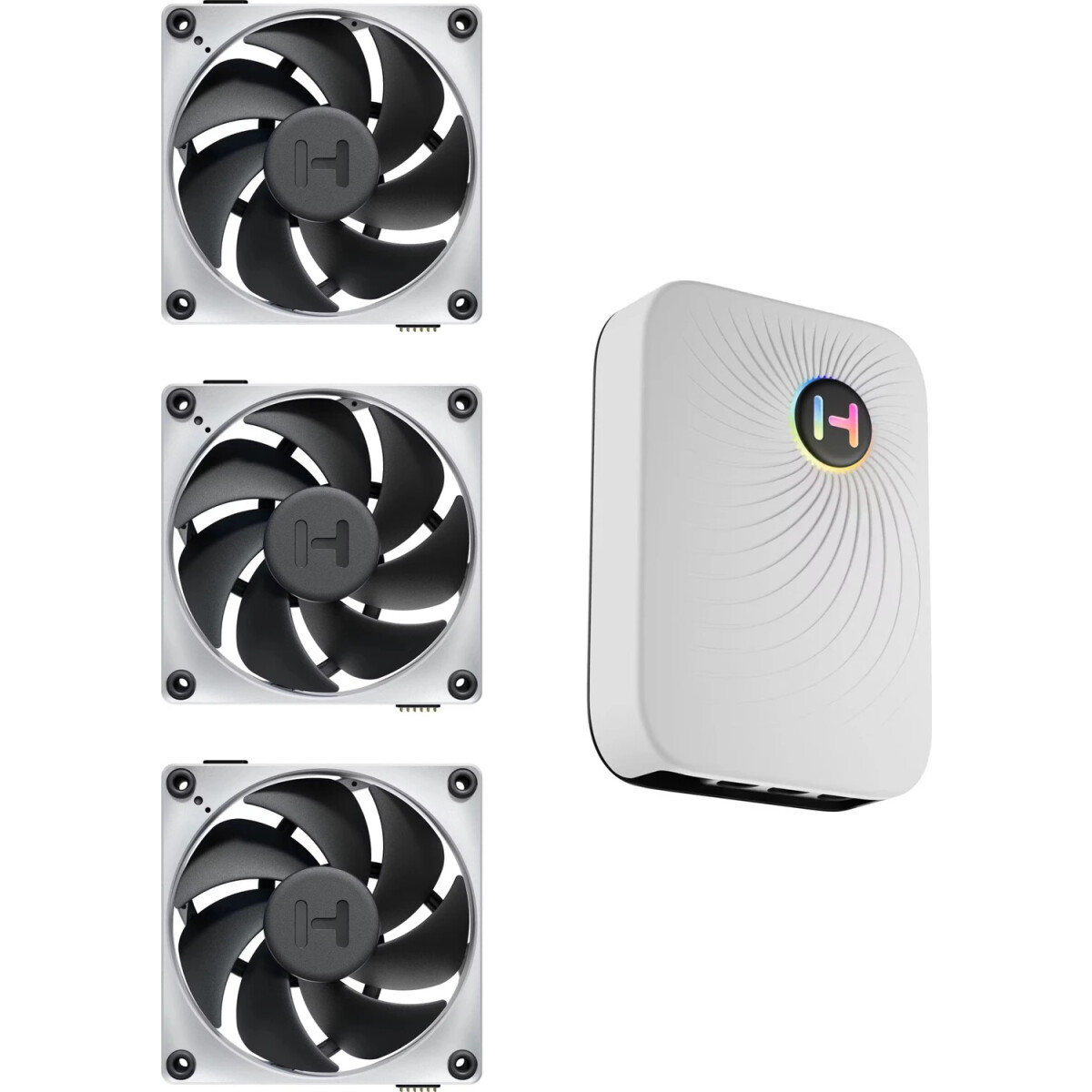 Вентилятор для корпуса HYTE THICC FP12 with NP50 Black/White (3-Fan Pack) - FAN-HYTE-FP12-BW-3NP