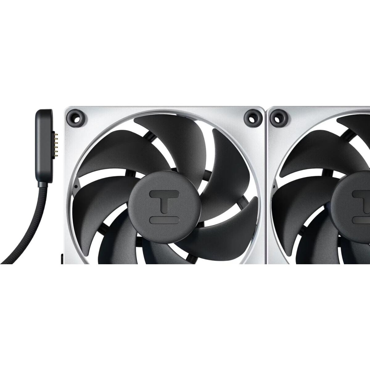Вентилятор для корпуса HYTE THICC FP12 with NP50 Black/White (3-Fan Pack) - FAN-HYTE-FP12-BW-3NP - photo 19