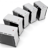 Boîtier Phanteks Enthoo Evolv mATX Tempered Glass Galaxy Silver (PH-ES314ETG_GS)