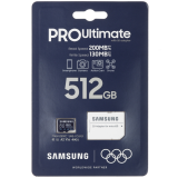 Carte mémoire 512GB MicroSD Samsung PRO Ultimate + SD adapter (MB-MY512SB/WW) (MB-MY512SA)